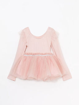 Bisiklet Yaka Uzun Kollu K?z ?ocuk Kost?m - Waikiki фото 2