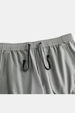 Шорты текстильные Серый ANTA RUNNING Woven Shorts  фото 3
