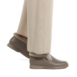 Женские высокие лоферы TENDANCE Артикул 2881118, серовато-бежевый