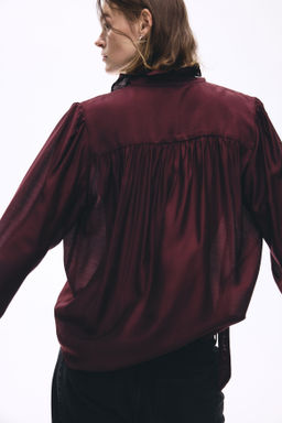 Blusa con lazada - H&m фото 3