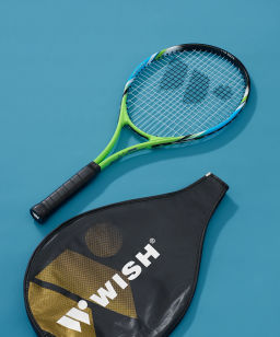 Ракетка для б/т Wish 27 AlumTec 2577, зеленый  фото 11