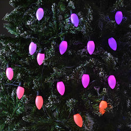 Электрогирлянда-Smart 6 м, 20 ламп, 10 режимов, USB, ИК пульт (цветная)