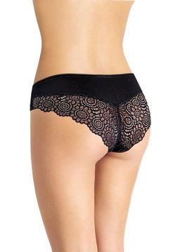 CLE B829 Трусы жен.(Кружево хлопок) чёрный - Clever wear фото 2