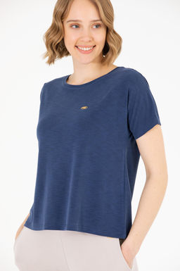 U. S. Polo Assn Женская темно-синяя футболка с круглым вырезом - U.s. polo assn фото 4