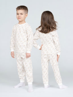 Пижама детская молочнаяжирафы