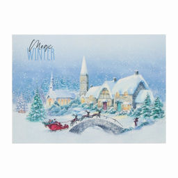 Салфетка новогодняя на стол Доляна Magic winter, 40х29см  фото 2