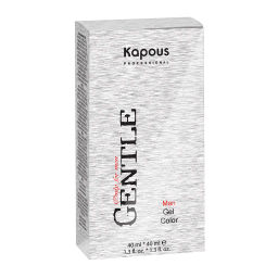 Kapous Гель - краска для мужчин без аммиака Gentlemen № 7.1 темный блондин пепельный 40мл+40мл - Kapous professional фото 4