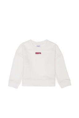 U. S. Polo Assn Толстовка с круглым вырезом Kids Ecru Basic - U.s. polo assn фото 7