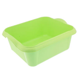 Таз квадратный, 10 л, 37×31×15.5 см, пластик, МИКС