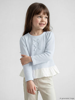 Fiyonk Detayl? K?z ?ocuk Ti??rt