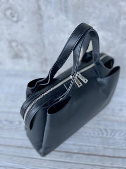 Женская кожаная сумка тоут 3120 Блек