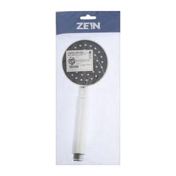 Лейка для душа ZEIN Z0114, пластик, цилиндрической формы, 1 режим, хром