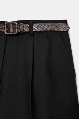 LONG BERMUDA SHORTS WITH BELT - Zara фото 8