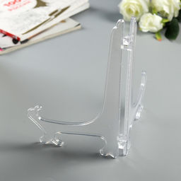 Цена за 5 шт. Подставка для тарелок d=35-40 см Elena, прозрачная, 30 см