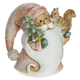 Фигурка декоративная "Дед Мороз", L8 W5,5 H8 см, 2в.