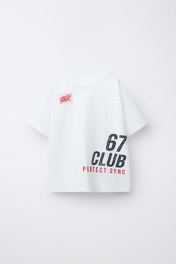 CAMISETA ESTAMPADO TEXTO / Blanco