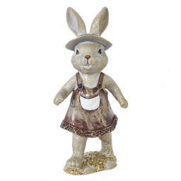 Фигурка декоративная "Зайка", L8 W7 H18 см