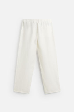 100% HEMP RELAXED FIT TROUSERS - Zara фото 26