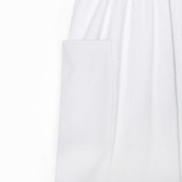 Полотенце банное Экономь и Я Килт с карманом 50*150 см, цв.белый,100%хл,340 г/м2  фото 6