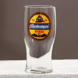 Подарочный набор ЧИСТОЕ СЧАСТЬЕ Настоящий мужик!: гель для душа 500 мл и стакан для пива 500 мл