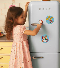 ФРЕЯ CMF-PNBM-003 Набор для раскрашивания по номерам (на магните) 9 х 9 см Чаепитие с Карлсоном