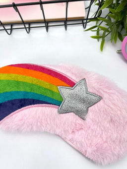 Маска для сна "Rainbow star", pink
