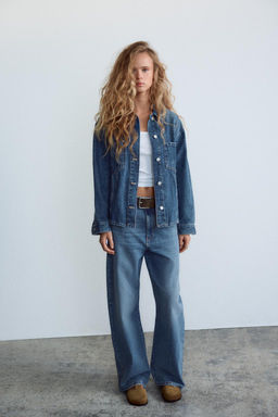 TRF MID-WAIST BAGGY JEANS