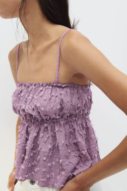 Top en punto con textura - H&m фото 4