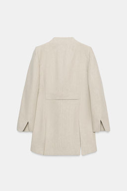 BLAZER LARGA RAYAS ZW COLLECTION / Arena / Vigor? - Zara фото 4