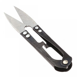 Ножницы швейные для распарывания швов, обрезки ниток 9,7х2,1х0,8см, металл, в п/эт пакете - Домашняя мода фото 6