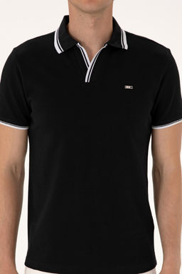 Erkek Slim Fit Siyah Polo Yaka Ti__rt Sepette S_rpriz _ndirim - U.s. polo assn фото 6