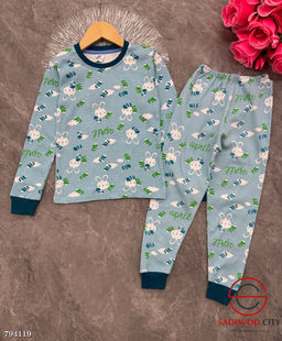 Пижама из интерлока, изготовлена из 100% хлопка