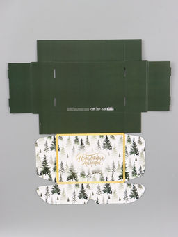 Коробка подарочная, самосборная «Счастья в новом году»,30.7×22×9.5 см