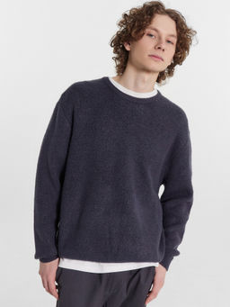 Джемпер мужской синий деним 121922