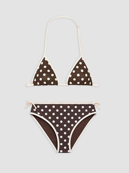 Puantiyeli K?z ?ocuk Bikini