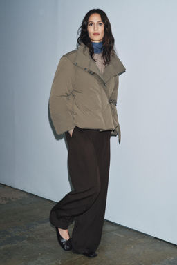 ZW COLLECTION LOOSE-FITTING DARTED TROUSERS