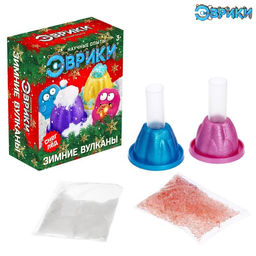 Набор для опытов 2 в 1 Новогодние вулканы, 2 опыта
