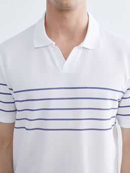 Polo Yaka ?izgili Erkek Ti??rt