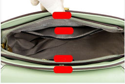 KAIDIFEINIROO Сумка женская с двумя ремнями 9628 фото 11