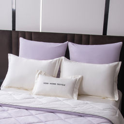 Комплект постельного белья на резинке Сатин Velvet Premium с Одеялом VPR011 180*200*25;160*200*25;140*200*25 Евро 4 Наволочки