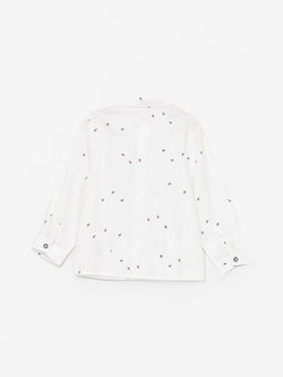 Uzun Kollu Bask?l? Erkek Bebek G?mlek ve Papyon - Waikiki фото 2