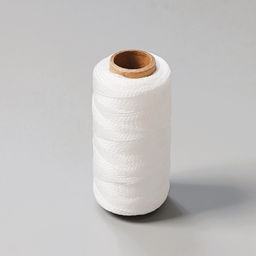 Нить крученая 3 пр. п/п ПП d=0,8 мм р/н бел/цвет (300 м БК 4", Ц4"), арт. ПП 104