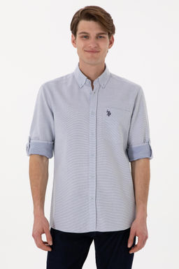 Erkek Lacivert Uzun Kollu G_mlek Sepette S_rpriz _ndirim