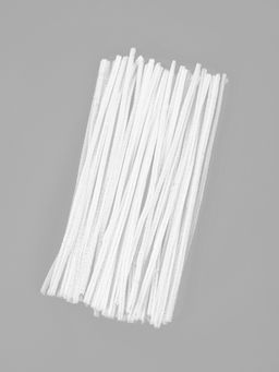 Синельная проволока, набор 90 шт., белая, 30 см