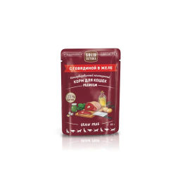 Solid Natura Premium д/кош. пауч 85 г. Говядина в желе ЦБ-00052711