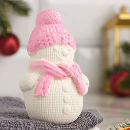 Цена за 2 шт. Бомбочка для ванн «Снеговик» кофе с корицей, 80 г