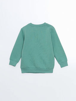 Bisiklet Yaka Bask?l? K?z Bebek Sweatshirt - Waikiki фото 3