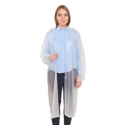 Дождевик-плащ Maclay, р. 46-48, цвет белый  фото 6