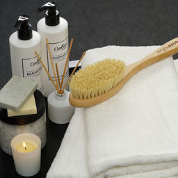 Набор махровых полотенец GINZA 2 шт. (50х90 - 1 шт., 70х140 - 1шт.), 100% хлопок, 450 гр./кв.м., Кэмел - Традиция фото 53