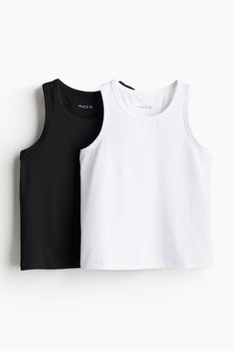Pack de 2 tops de deporte sin mangas en DryMove - H&m фото 6